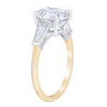 925 Silver 3ct Engagement Solitaire Ring - Image 3
