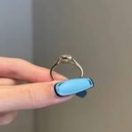 925 Silver 3Ct Cushion Cut Diamond Engagement Ring - Image 3