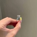 925 Silver 3ct Oval Cut Diamond Engagement Ring - Image 4