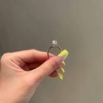 925 Silver 3ct Oval Cut Diamond Engagement Ring - Image 2