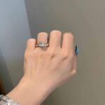 925 Silver 3Ct Cushion Cut Diamond Engagement Ring - Image 5