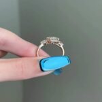 925 Silver 3.5Ct Oval Cut Diamond Engagement Ring - Image 5