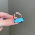 925 Silver 3.5Ct Oval Cut Diamond Engagement Ring - Image 4