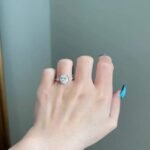 925 Silver 3.5Ct Oval Cut Diamond Engagement Ring - Image 3