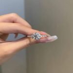 925 Silver 3.5CT Round Cut Diamond Engagement Ring