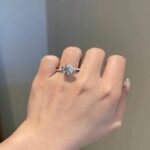 925 Silver 3.5CT Round Cut Diamond Engagement Ring - Image 4