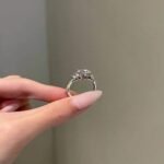 925 Silver 3.5CT Round Cut Diamond Engagement Ring - Image 3