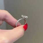 925 Silver 3ct Cushion Cut Diamond Engagement Ring - Image 5