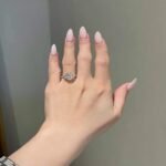 925 Silver 3Ct Oval Cut Diamond Engagement Ring - Image 2