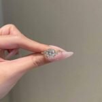 925 Silver 3Ct Oval Cut Diamond Engagement Ring - Image 3