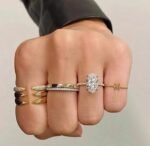 925 Silver 4ct Oval Engagement Solitaire Ring - Image 2