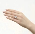 925 Silver 4ct Oval Engagement Solitaire Ring - Image 4