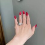 925 Silver 5Ct Oval Cut Diamond Engagement Ring - Image 2