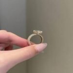 925 Silver 5Ct Oval Cut Diamond Engagement Ring - Image 2