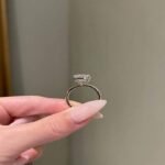 925 Silver 6CT Cushion Cut Diamond Wedding Ring - Image 2