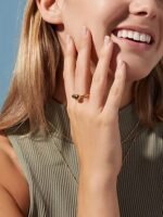 925 Silver Adjustable Ball Ring - Image 4