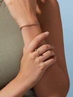 925 Silver Adjustable Ball Ring - Image 5