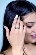 925 Silver Baguette Diamond Ring - Image 2