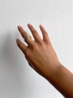 925 Silver Cigar Band Ring - Image 6