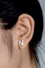 925 Silver Classic Initial Studs