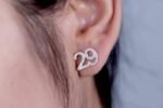 925 Silver Classic Numeric Studs