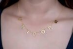 925 Sterling Silver Custom Letter Necklace - Image 3