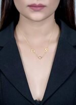 925 Silver Custom Two Initial Pendant - Image 2