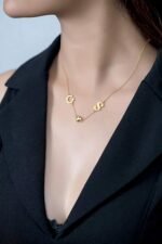 925 Silver Custom Two Initial Pendant - Image 3