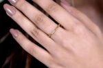 925 Silver Dainty Diamond Band
