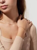 925 Silver Dual Circle Necklace - Image 3