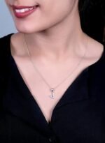 925 Silver Initial Pendant - Image 2