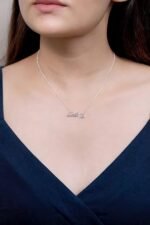 925 Silver Kannada Name Pendant