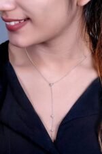 925 Silver Lariat Pendant Necklace - Image 2