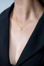 925 Silver Letter Pendant