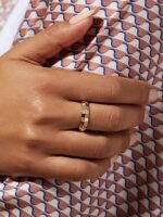 925 Silver Diamond Band - Image 2