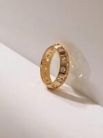 925 Silver Diamond Band - Image 5