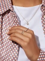 925 Silver Diamond Band - Image 6