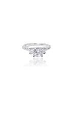 925 Silver Moissanite Diamond Ring - Image 2