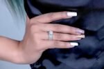 925 Silver Diamond Solitaire Engagement Ring