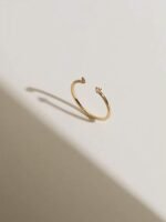 925 Silver Open Diamond Ring - Image 6