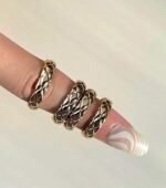 925 Silver Quilted Ring - Image 5