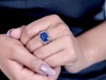 925 Silver Blue Sapphire Ring - Image 3