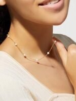 925 Silver Station Pearl Necklace - Image 4