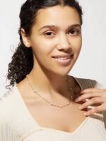 925 Silver Station Pearl Necklace