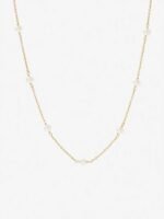 925 Silver Station Pearl Necklace - Image 5