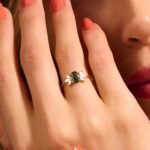 925 Silver Alexandrite Flower Ring - Image 2