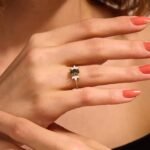 925 Silver Alexandrite Flower Ring