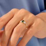 925 Silver Alexandrite Flower Ring - Image 5