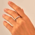 925 Silver Alternating Baguette Diamond Ring - Image 4