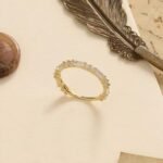 925 Silver Alternating Baguette Diamond Ring - Image 3